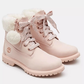 Bright fashion pink timberlands